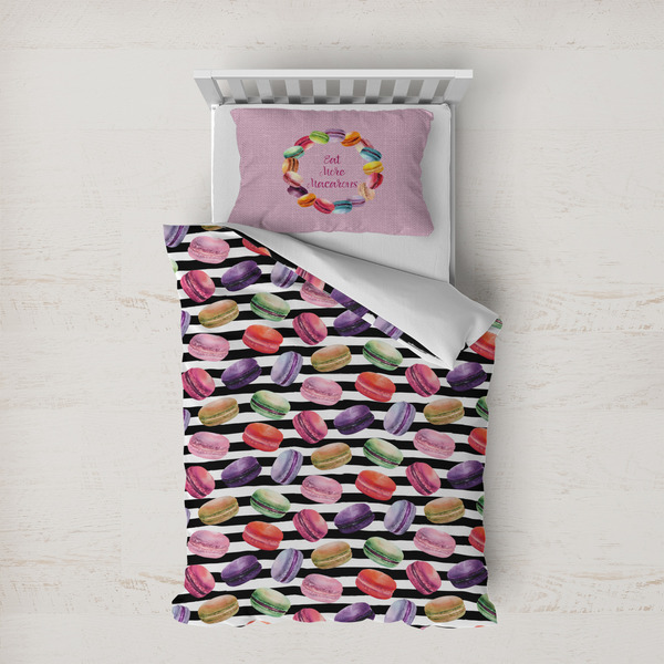 Custom Macarons Duvet Cover Set - Twin XL (Personalized)