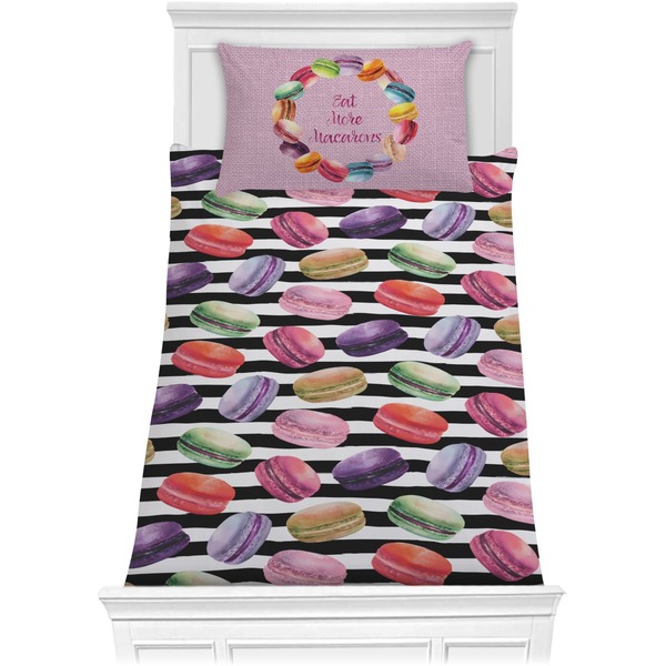 Custom Macarons Comforter Set - Twin XL (Personalized)