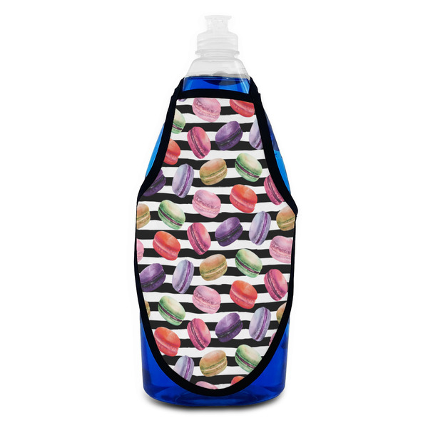 Macarons Bottle Apron - Soap - FRONT