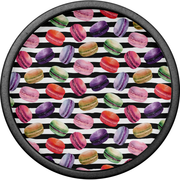 Macarons Cabinet Knob - Black - Front