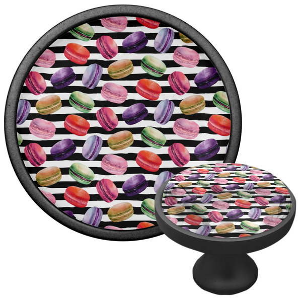 Macarons Cabinet Knob - Black - Multi Angle