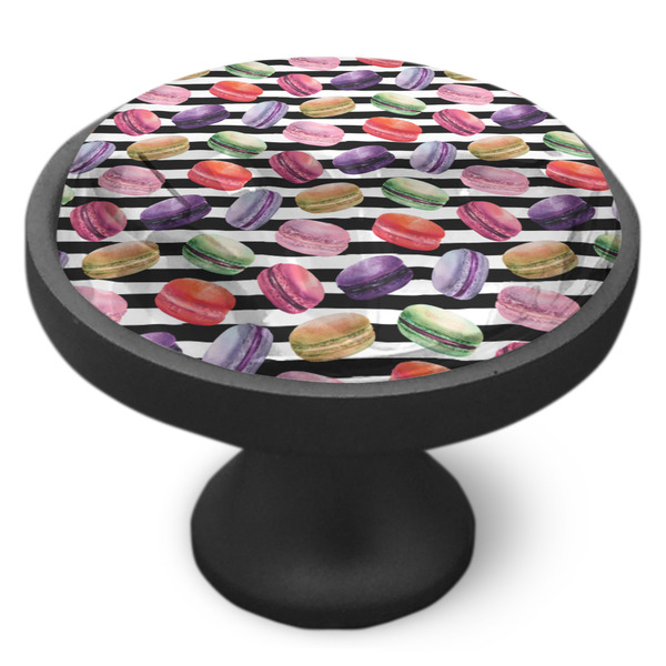 Macarons Cabinet Knob - Black - Side