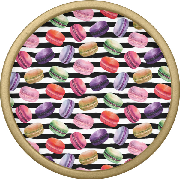 Macarons Cabinet Knob - Gold - Front