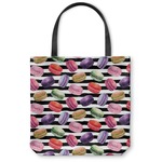 Macarons Canvas Tote Bag - Medium - 16"x16" (Personalized)