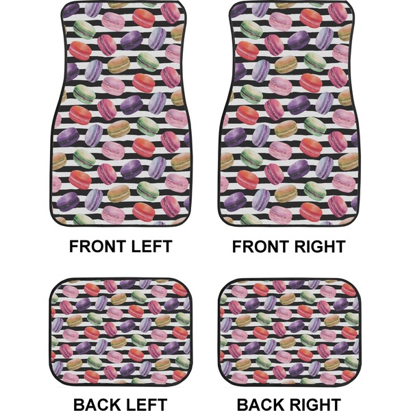 Macarons Car Floor Mats Set (2F + 2B)