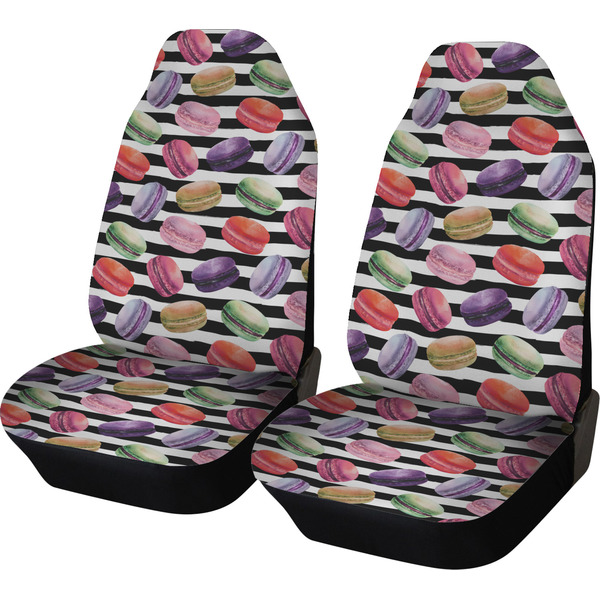 Custom Macarons Car Seat Covers (Set of Two)