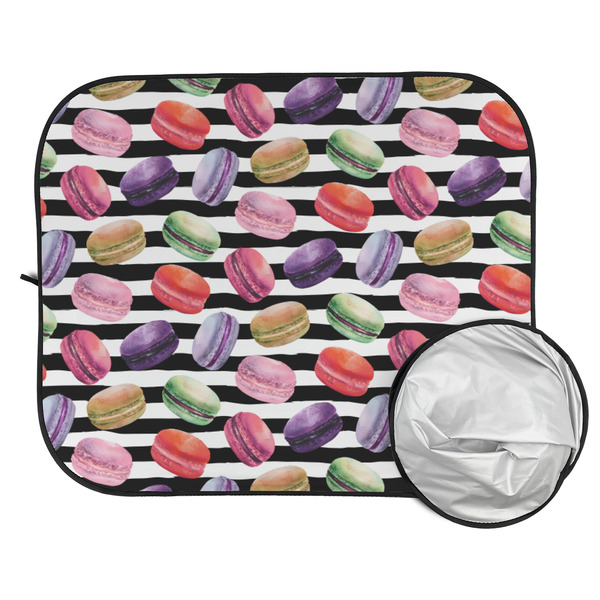 Macarons Car Sun Shades - FOLDED & UNFOLDED