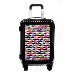 Macarons Carry On Hard Shell Suitcase (Personalized)