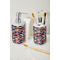 Macarons Ceramic Bathroom Accessories - LIFESTYLE (toothbrush holder & soap dispenser)