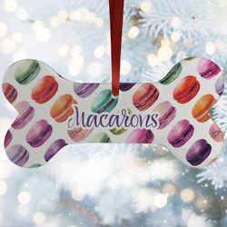 Macarons Ceramic Dog Ornament