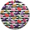 Macarons Round Ceramic Ornament