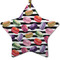 Macarons Star Ceramic Ornament