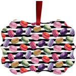 Macarons Metal Frame Ornament - Double Sided