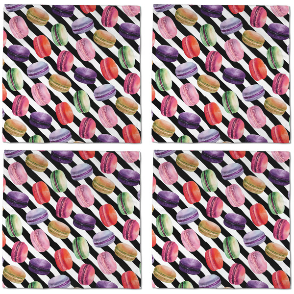 Macarons Cloth Napkins - Personalized Dinner (APPROVAL) Set of 4