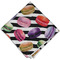 Macarons Cloth Napkins - Personalized Dinner (Folded Four Corners)