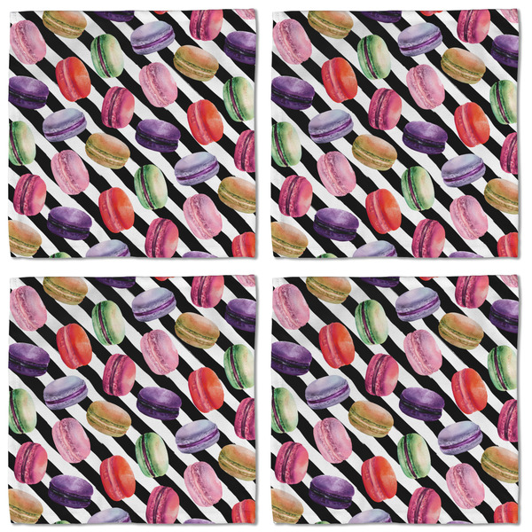 Macarons Cloth Napkins - Personalized Lunch (APPROVAL) Set of 4
