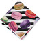 Macarons Cloth Napkins - Personalized Lunch (Folded Four Corners)