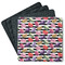 Macarons Square Rubber Backed Coasters - Set of 4