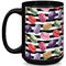 Macarons 15 Oz Coffee Mug - Black