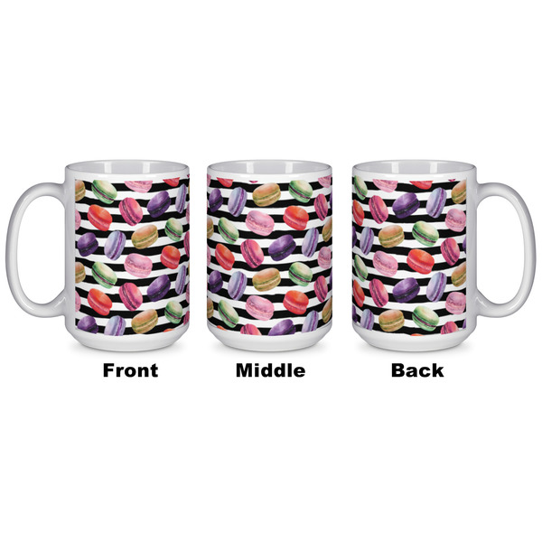 Macarons Coffee Mug - 15 oz - White APPROVAL