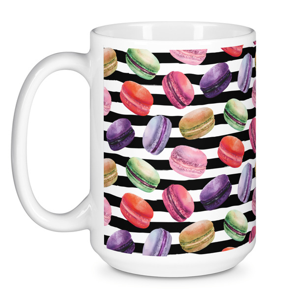 Macarons Coffee Mug - 15 oz - White