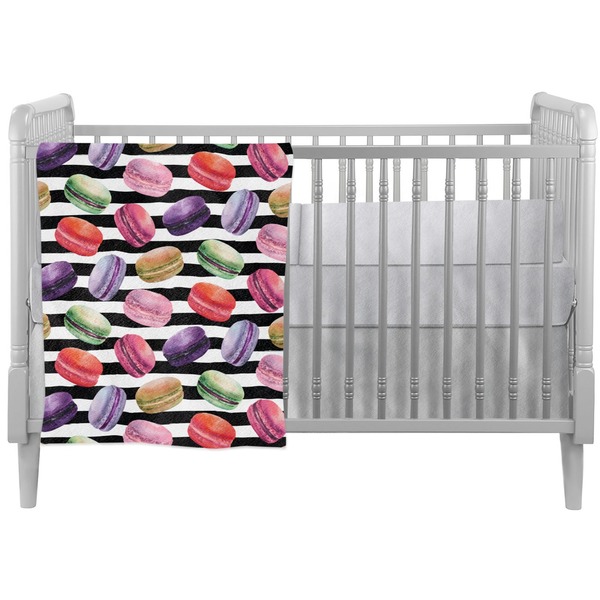 Custom Macarons Crib Comforter / Quilt