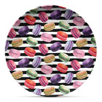 Macarons Microwave Safe Plastic Plate - Composite Polymer (Personalized)
