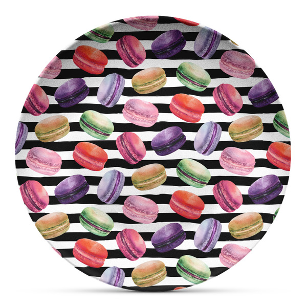 Custom Macarons Microwave Safe Plastic Plate - Composite Polymer