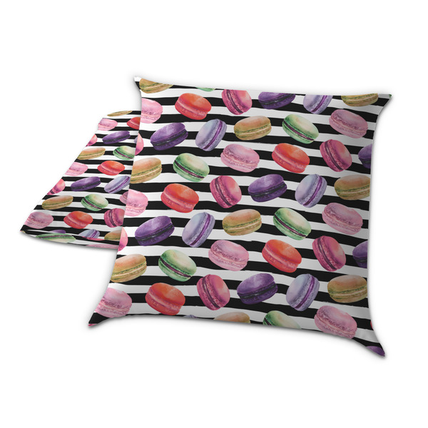 Macarons Decorative Pillow Case - TWO