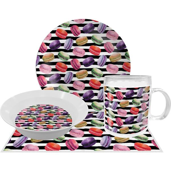 Macarons Dinner Set - 4 Pc (Personalized)