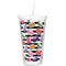 Macarons Double Wall Tumbler with Straw