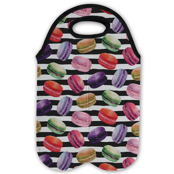 Macarons Double Wine Tote - Flat (new)