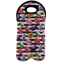 Macarons Wine Tote Bag (2 Bottles) (Personalized)