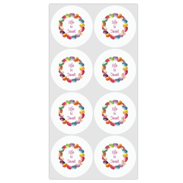 Macarons Drink Topper - Medium - Set of 12