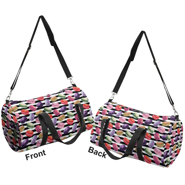Macarons Duffle bag large front and back sides