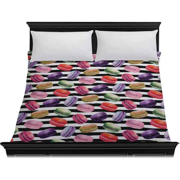 Macarons Duvet Cover - King - On Bed - No Prop