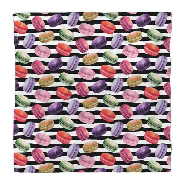 Macarons Duvet Cover - Queen - Front