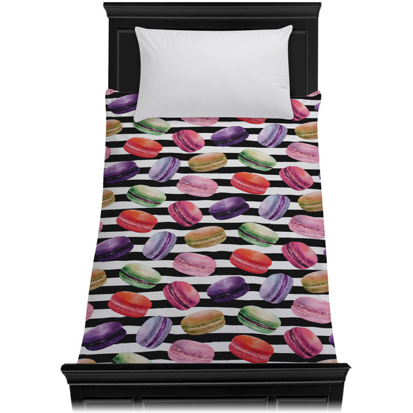 Macarons Duvet Cover - Twin - On Bed - No Prop