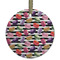 Macarons Frosted Glass Ornament - Round