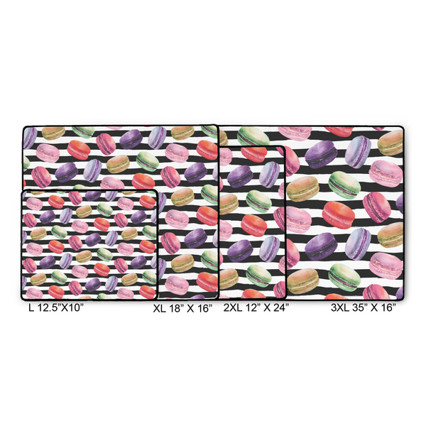 Macarons Gaming Mats - SIZE CHART