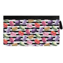 Macarons Genuine Leather Ladies Zippered Wallet (Personalized)