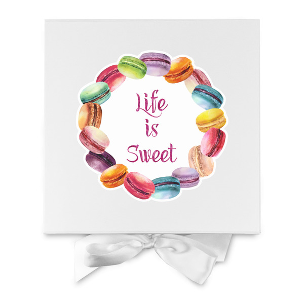 Macarons Gift Boxes with Magnetic Lid - White - Approval