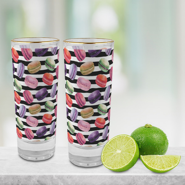 Macarons Glass Shot Glass - 2 oz - LIFESTYLE