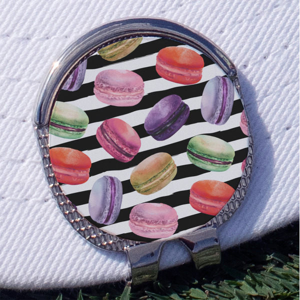 Custom Macarons Golf Ball Marker - Hat Clip