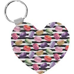 Macarons Heart Plastic Keychain