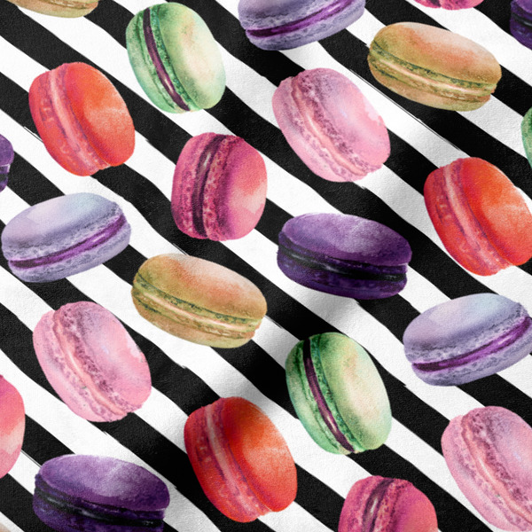 Macarons Hooded Baby Towel- Detail Close Up