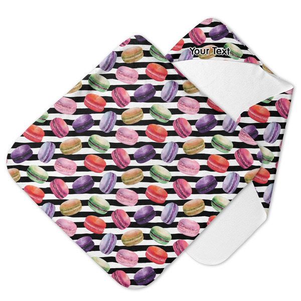 Custom Macarons Hooded Baby Towel (Personalized)