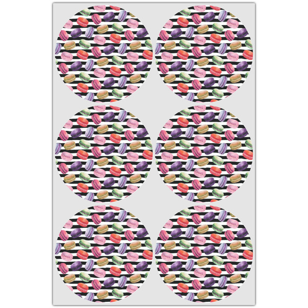 Macarons Icing Circle - Large - Set of 6