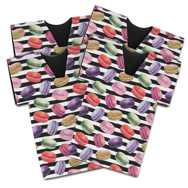 Macarons Jersey Bottle Cooler - Set of 4 - MAIN (flat)