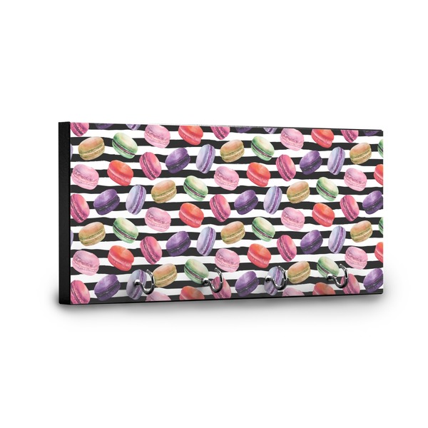 Macarons Key Hanger - Front View with Hooks